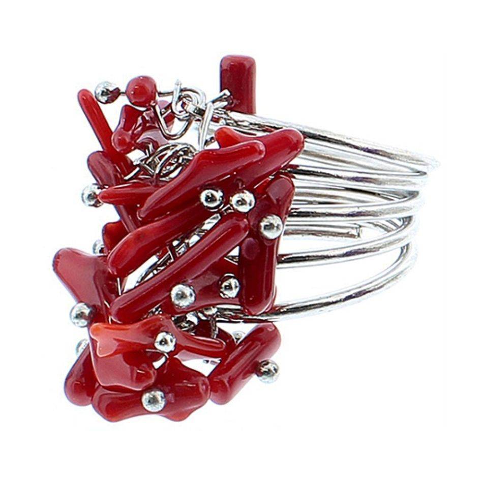 CORAL METAL RING