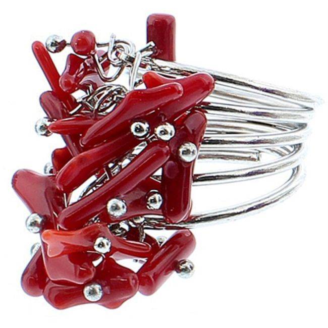 CORAL METAL RING