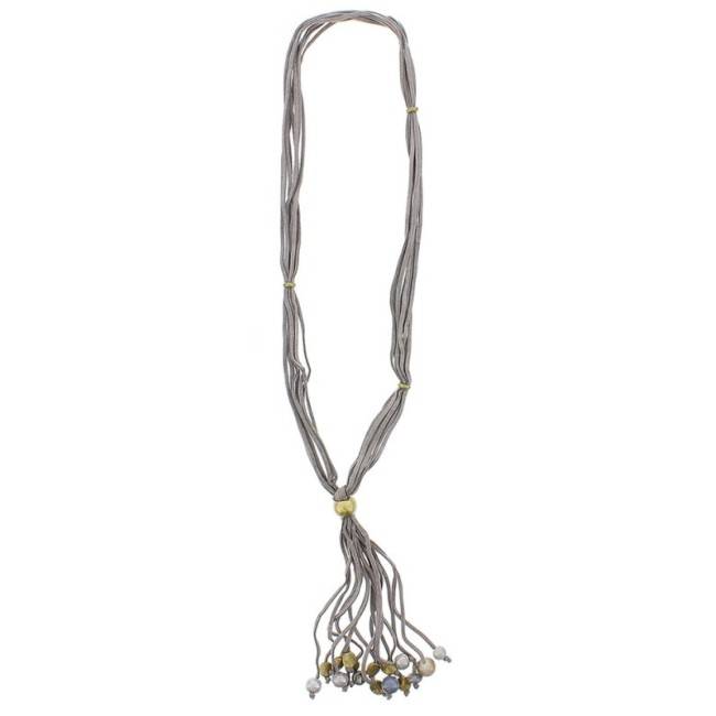 COLLAR LARGO COLG.METAL CERÁMICA