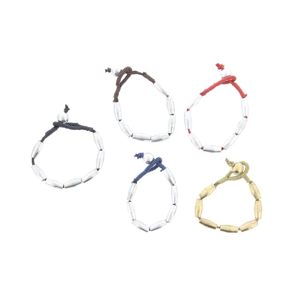 PULSERA CUENTAS METAL