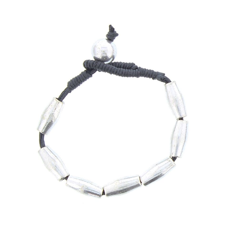PULSERA CUENTAS METAL