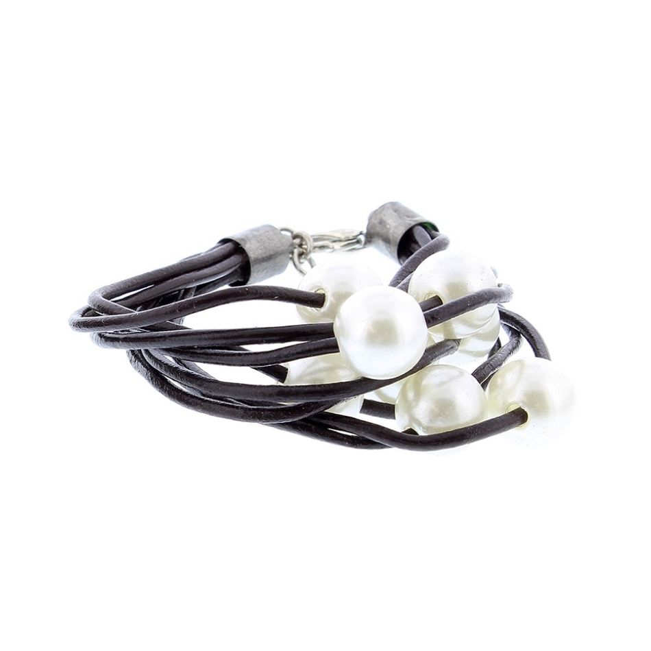 BEADS LEATHER BRACELET