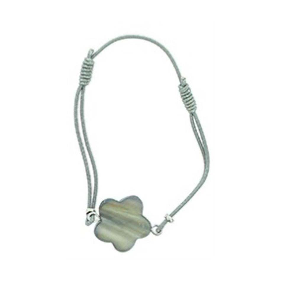 ELASTIC BRACELET WITH NACRE BEADS