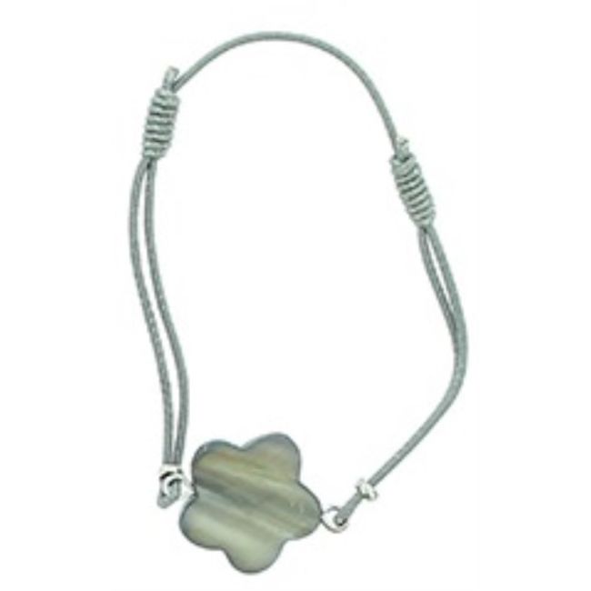 ELASTIC BRACELET WITH NACRE BEADS