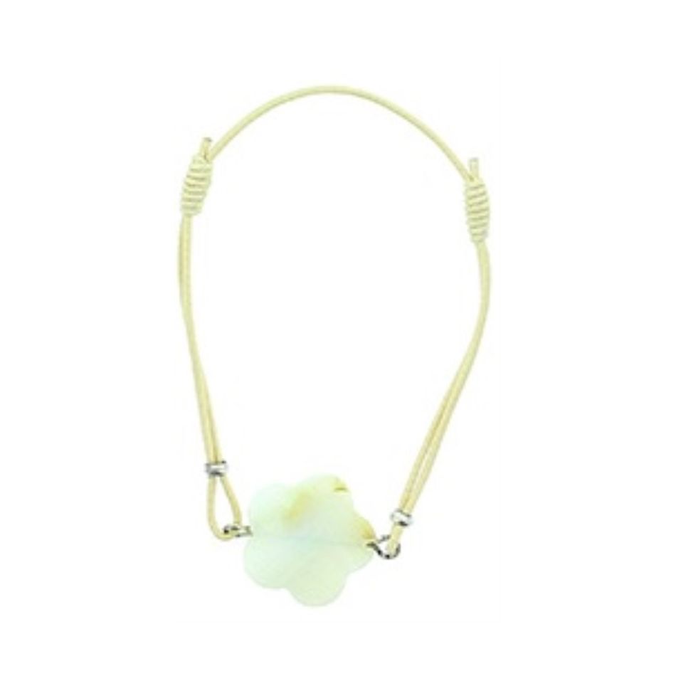 ELASTIC BRACELET WITH NACRE BEADS