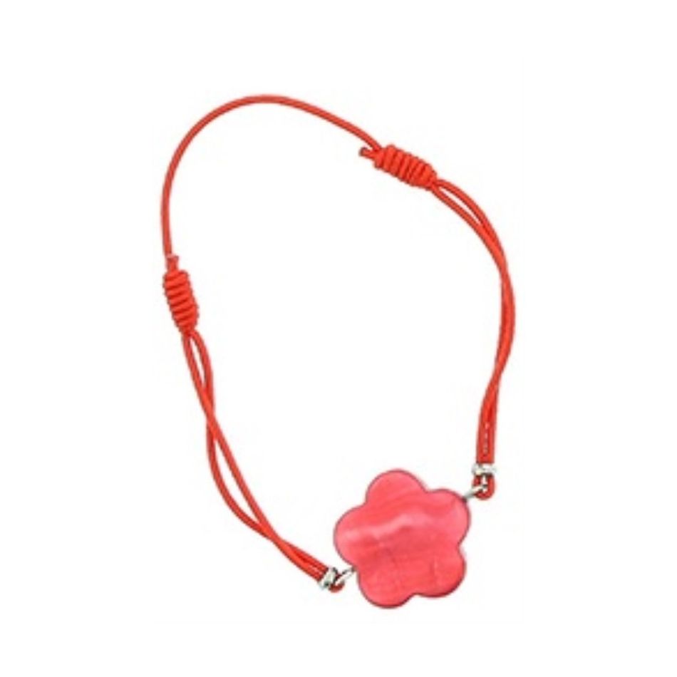 ELASTIC BRACELET WITH NACRE BEADS