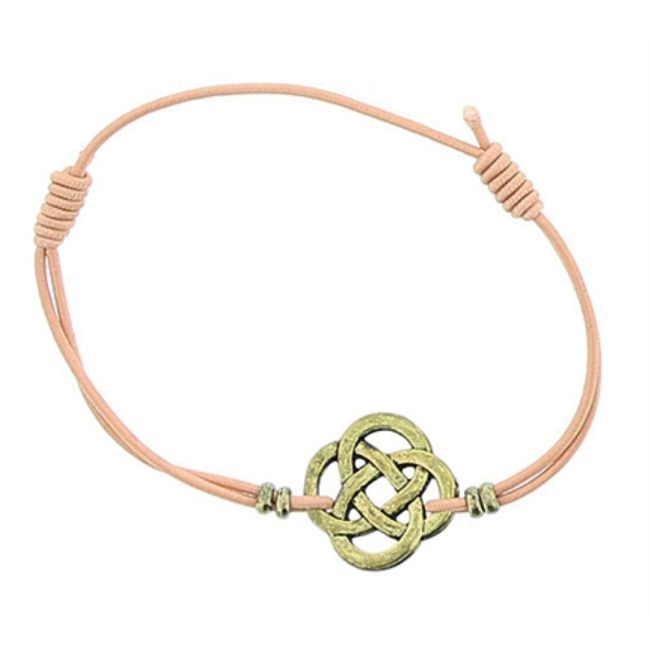 PULSERA GOMA CUENTAS METAL