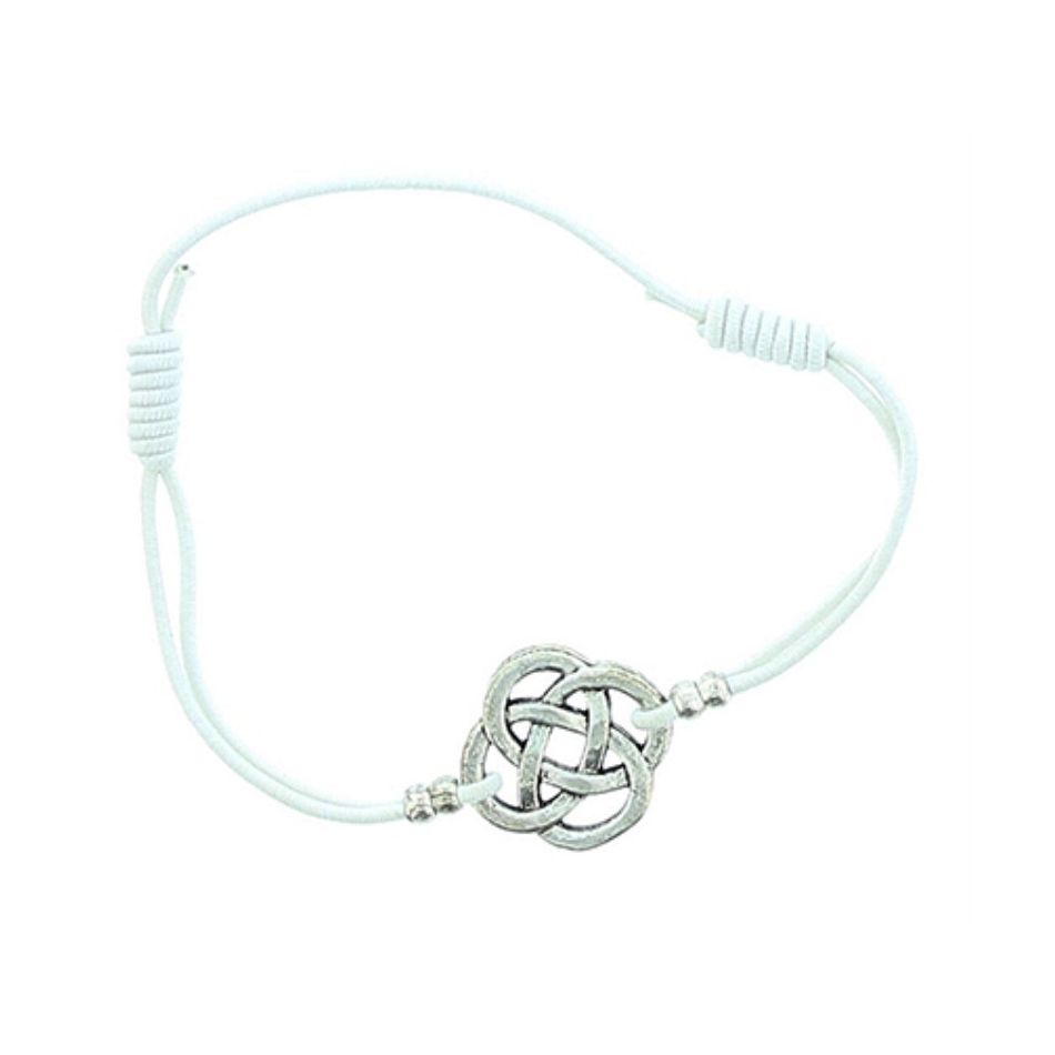 ELASTIC BRACELET WITH METAL BEADS