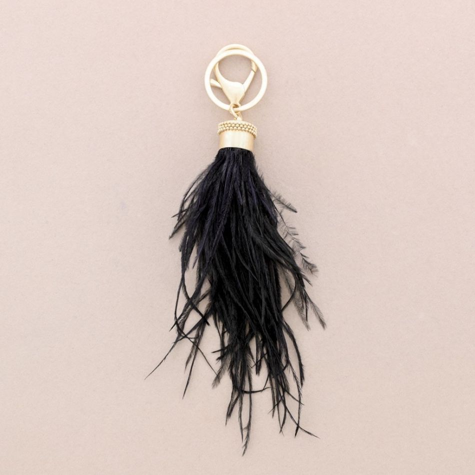 FEATHERS PENDANT KEYCHAIN