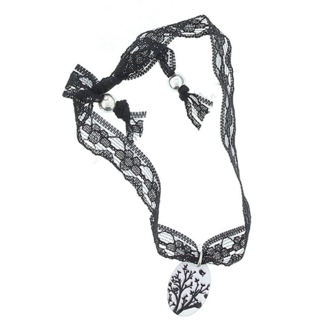 HANGING LACE BRACELET. PRINT