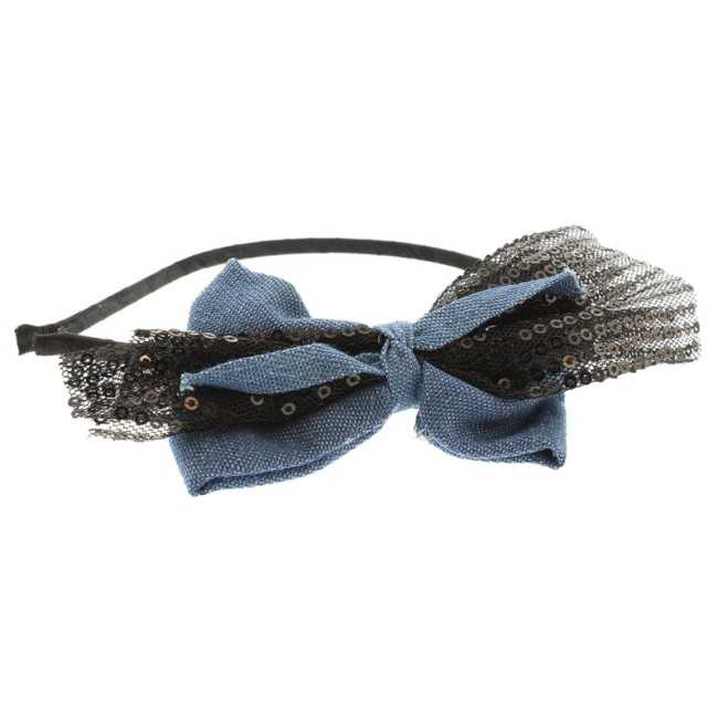 SEQUIN BOW HEADBAND