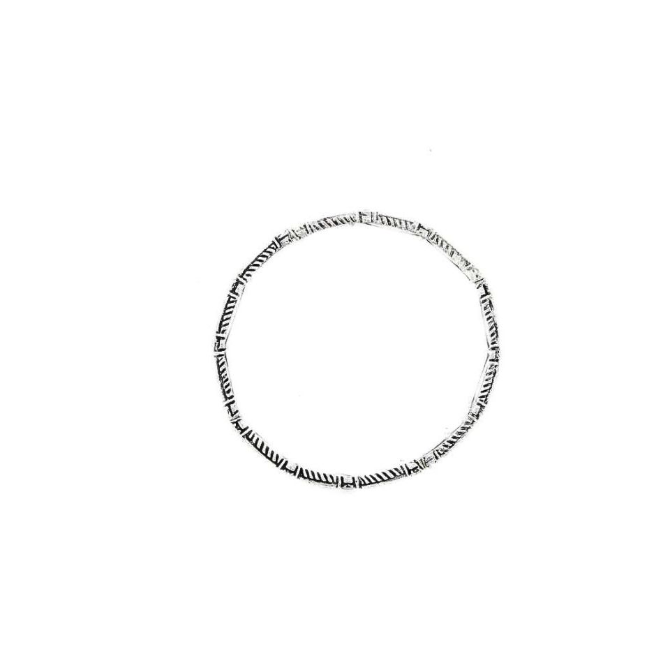 PULSERA SEMIRRÍGIDA METAL CRISTAL