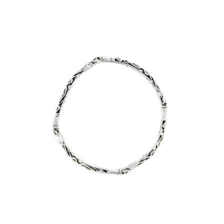 SEMI-RIGID METAL GLASS BRACELET