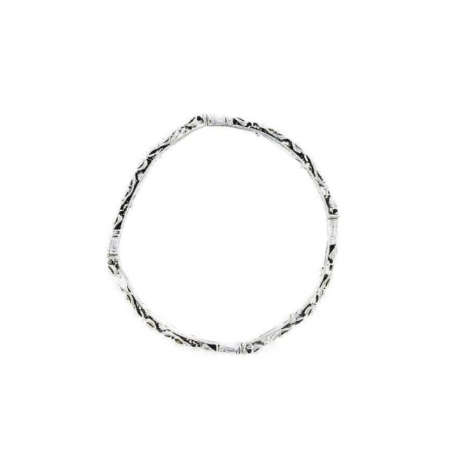 PULSERA SEMIRRÍGIDA METAL CRISTAL