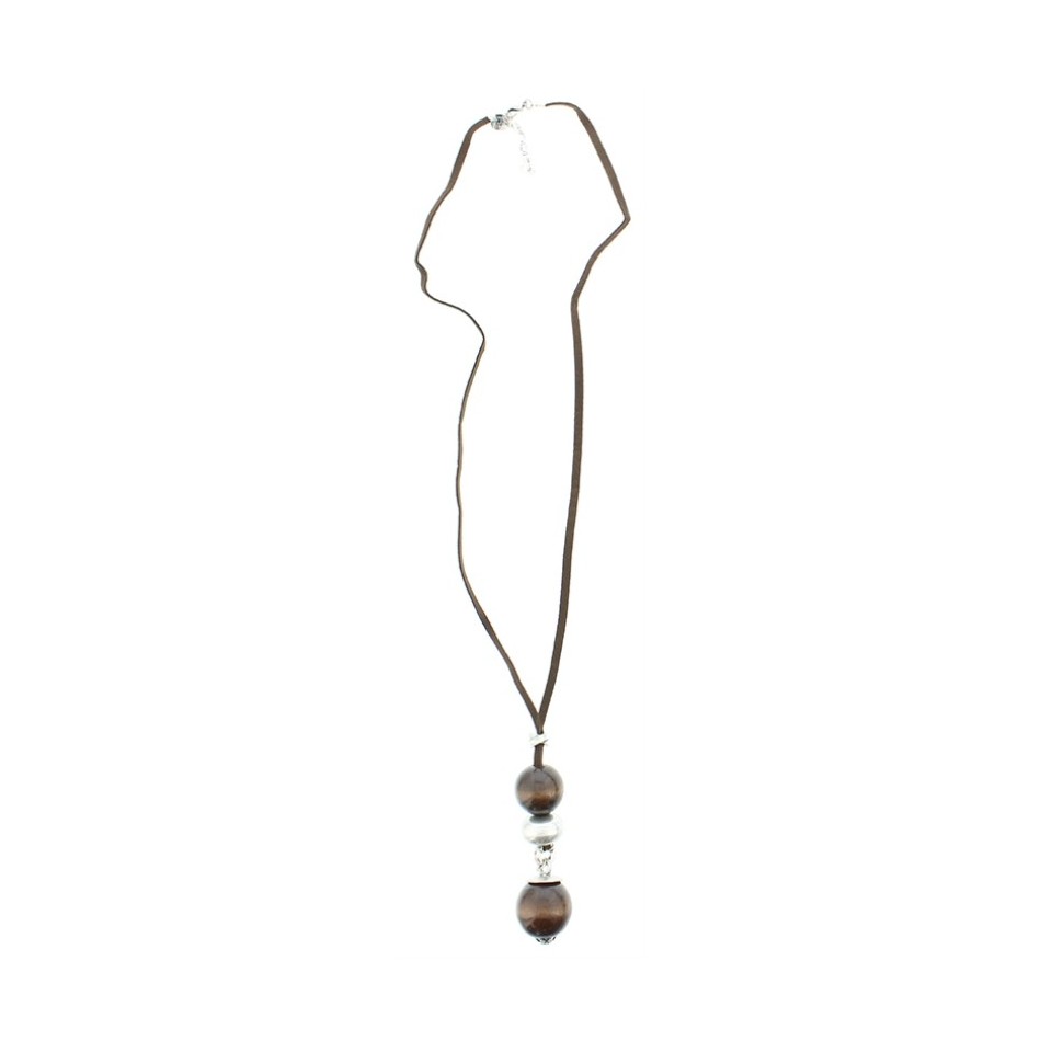 COLLAR LARGO COLG METAL MADERA
