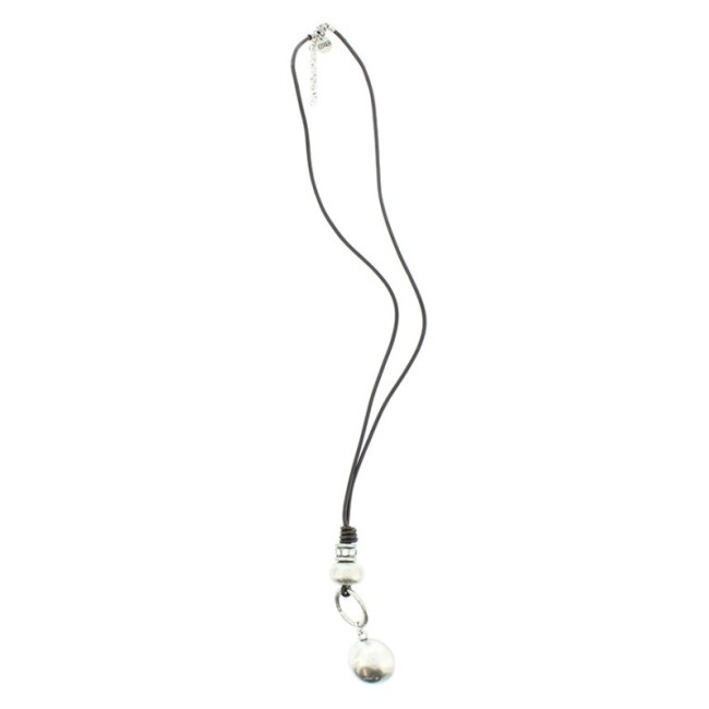 COLLAR LARGO COLG.METAL CRISTALES
