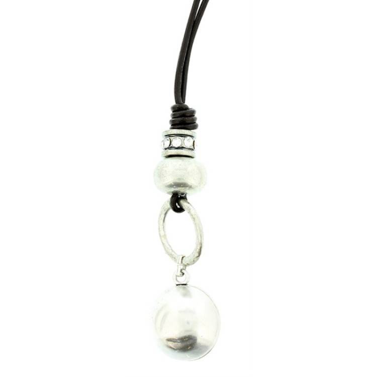 COLLAR LARGO COLG.METAL CRISTALES 2