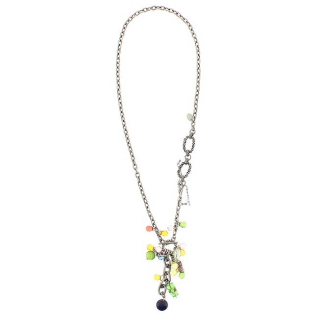 LONG PENDANT NECKLACE CRYSTALS