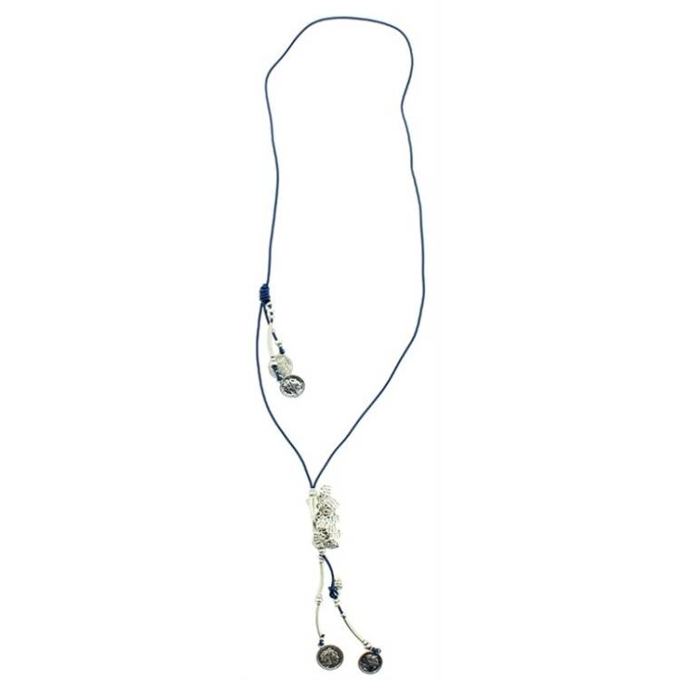 LONG METAL COLG NECKLACE 2