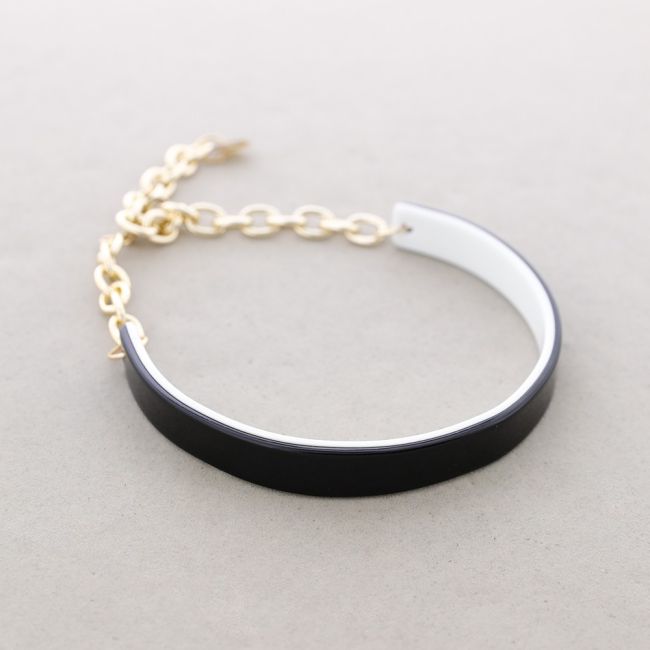 CHOKER RESINA BICOLOR