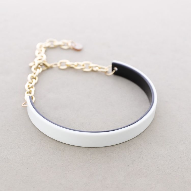TWO-TONE RESIN CHOKER 2