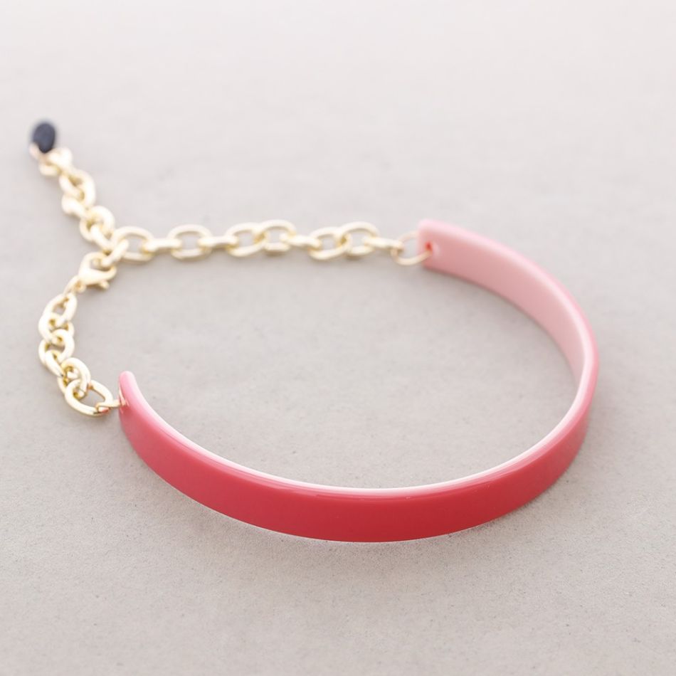 TWO-TONE RESIN CHOKER