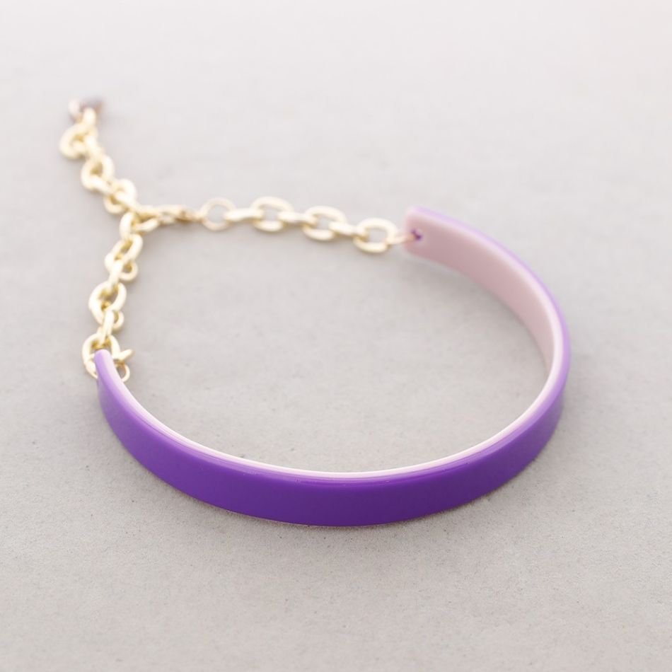 TWO-TONE RESIN CHOKER