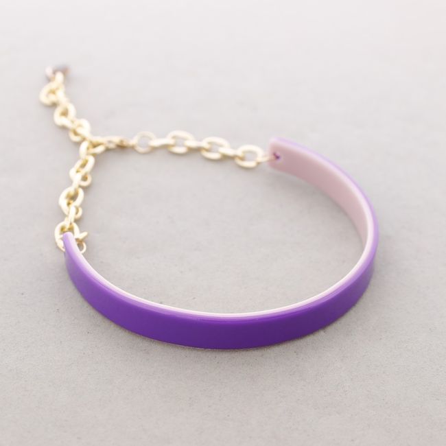 CHOKER RESINA BICOLOR