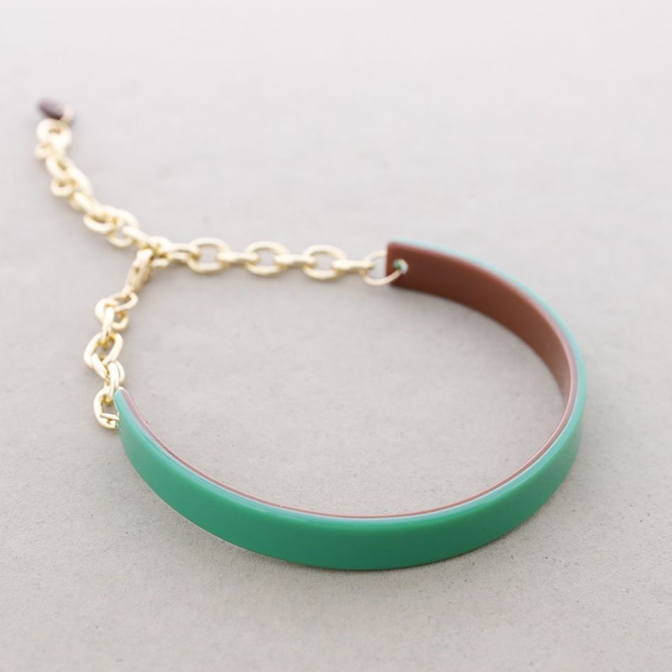 CHOKER RESINA BICOLOR