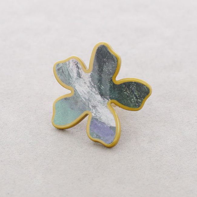 PRINTED RESIN FLOWER RING