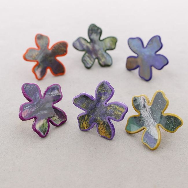 PRINTED RESIN FLOWER RING