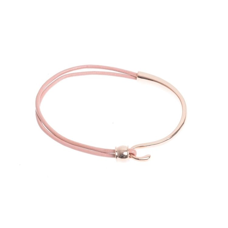 METALLIC LEATHER BRACELET