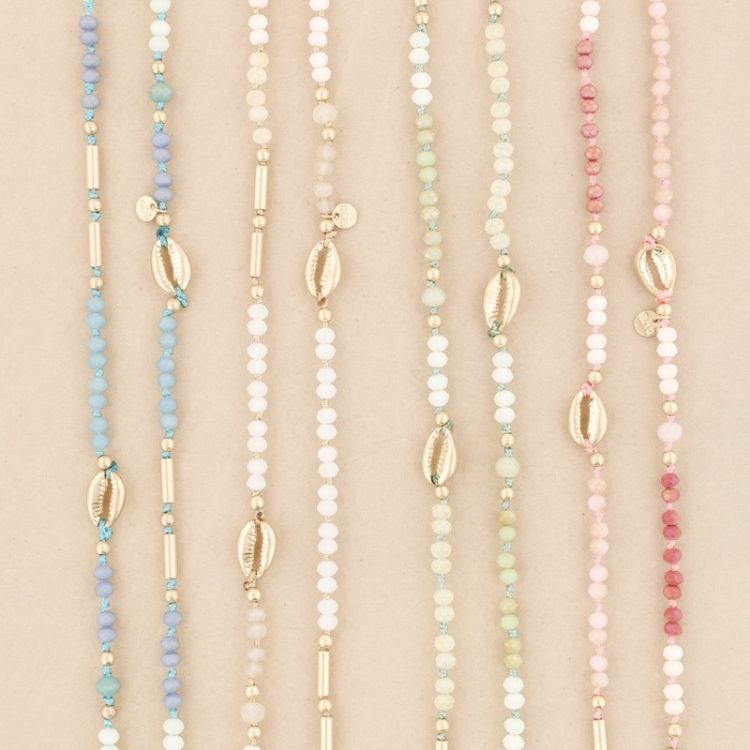 COLLAR LARGO CUENTAS CRISTALES CONCHAS 2
