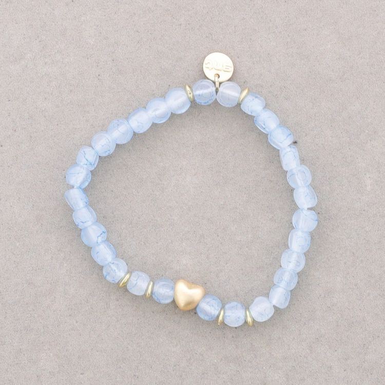 PULSERA ELÁSTICA CUENTAS RESINA