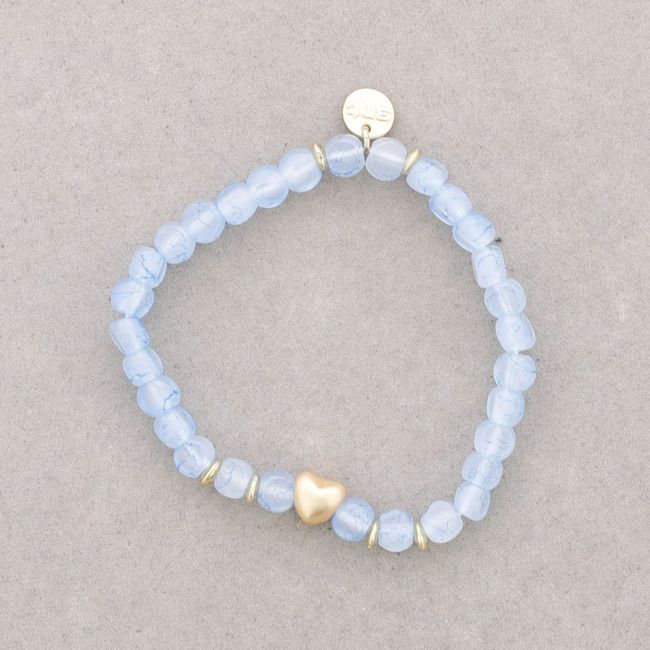 PULSERA ELÁSTICA CUENTAS RESINA