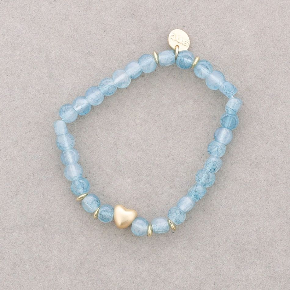 PULSERA ELÁSTICA CUENTAS RESINA