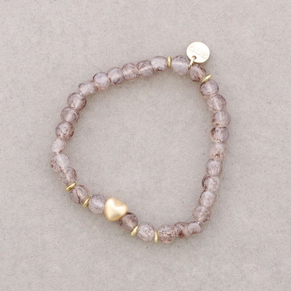 PULSERA ELÁSTICA CUENTAS RESINA
