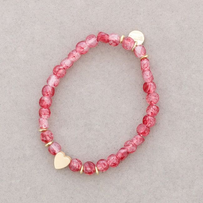 PULSERA ELÁSTICA CUENTAS RESINA