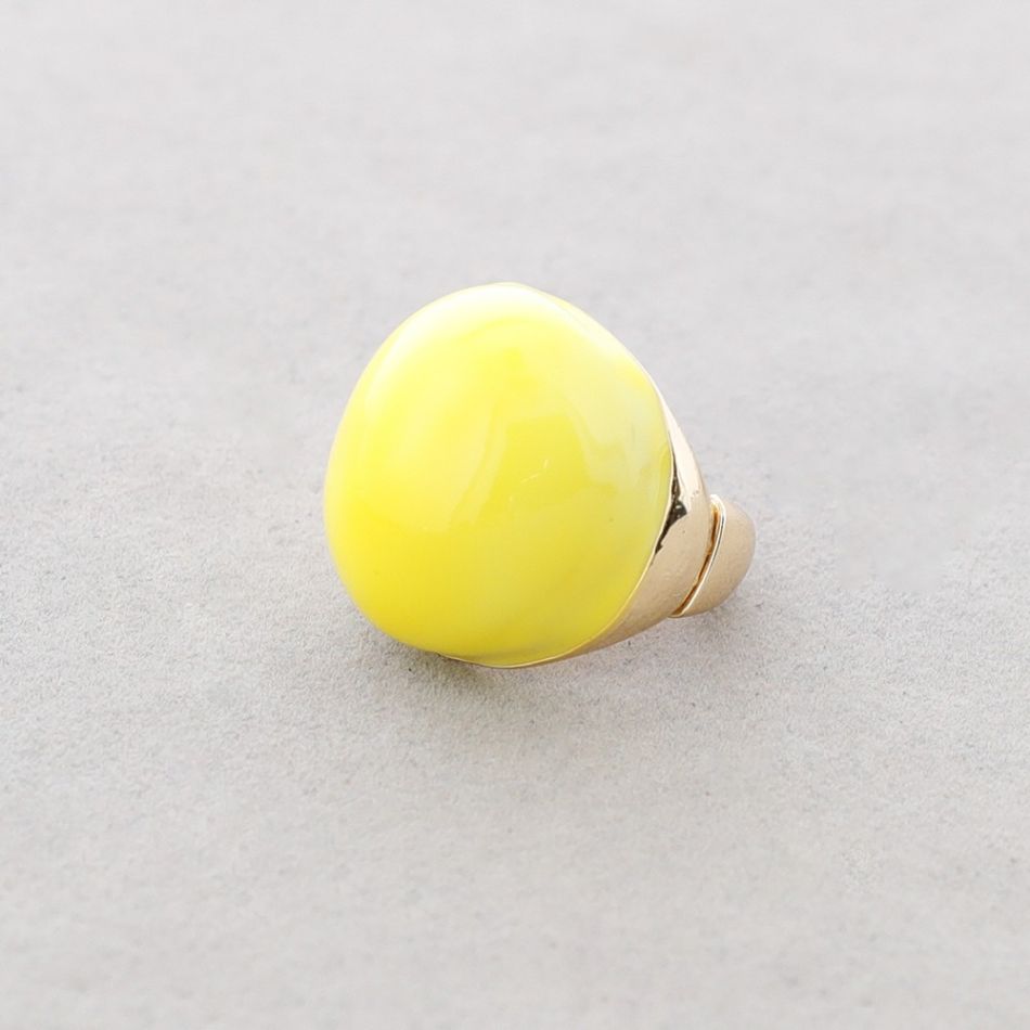 METAL ENAMEL RING