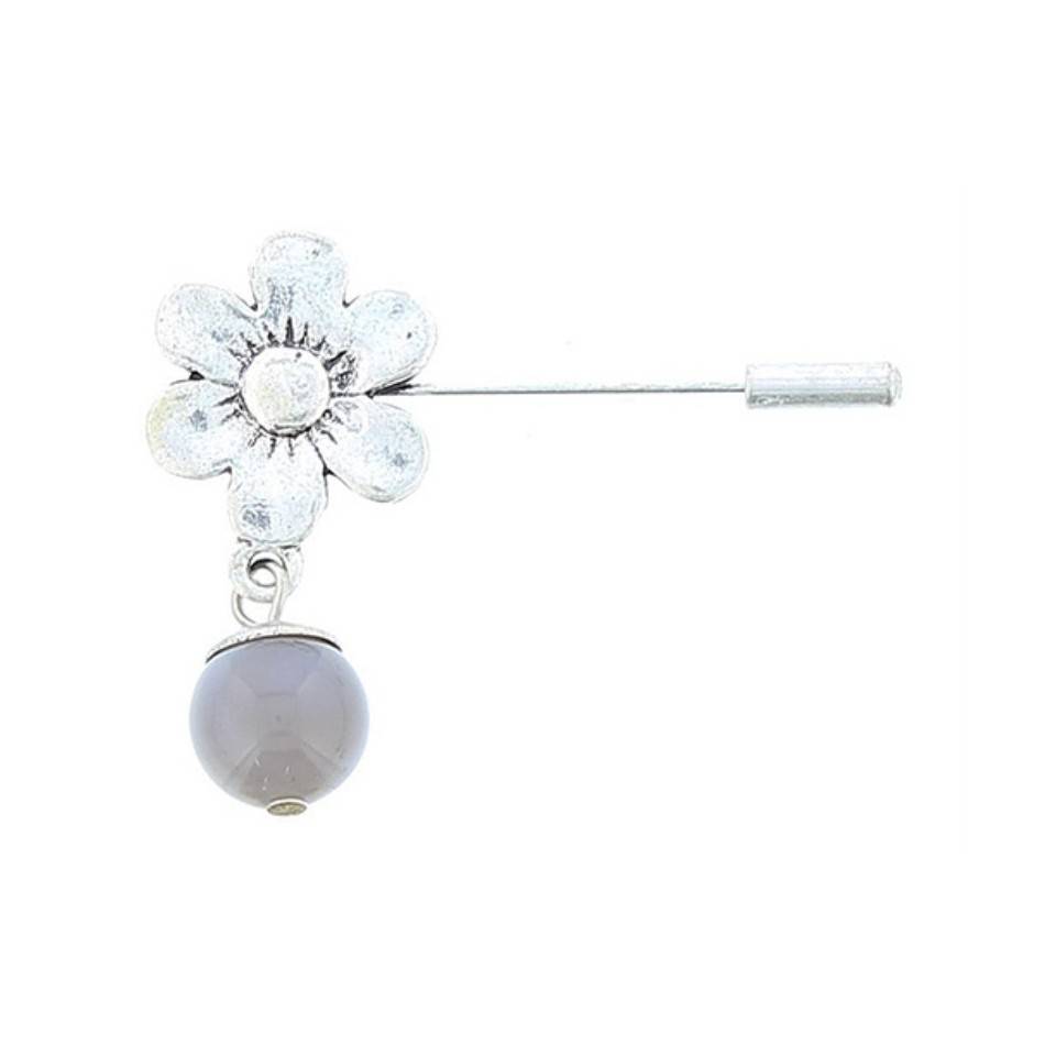 BROCHE AGUJA METAL