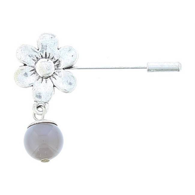 METAL NEEDLE BROOCH