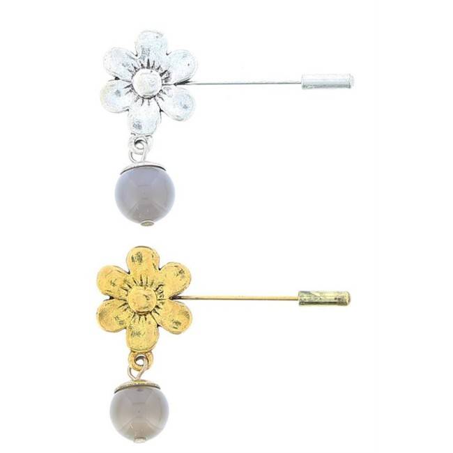 BROCHE AGUJA METAL