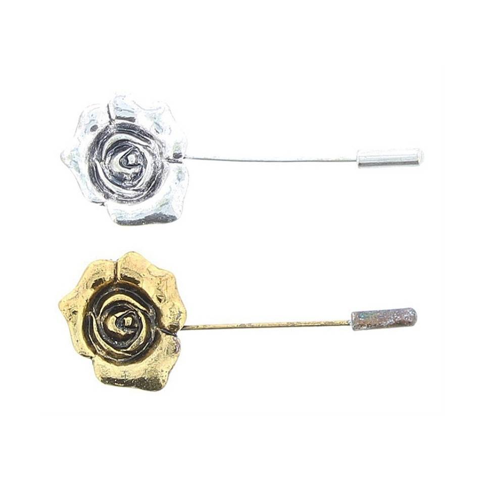 METAL NEEDLE BROOCH