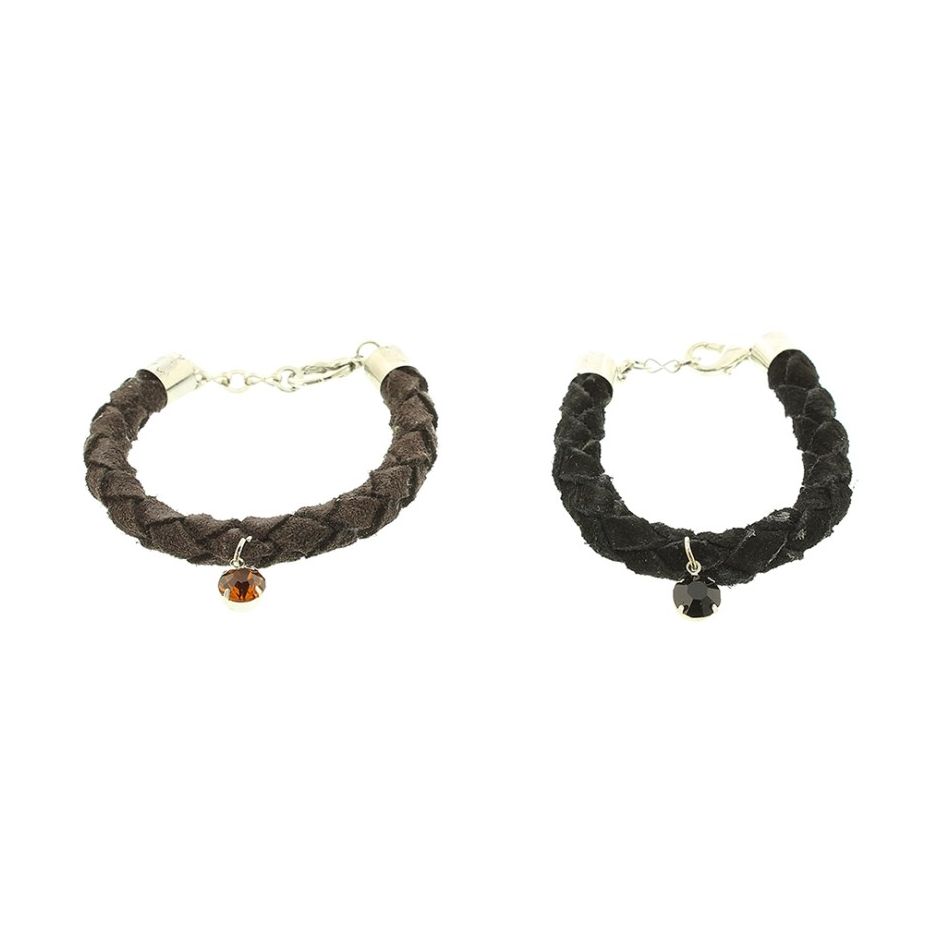 CRYSTAL SUEDE BRACELET