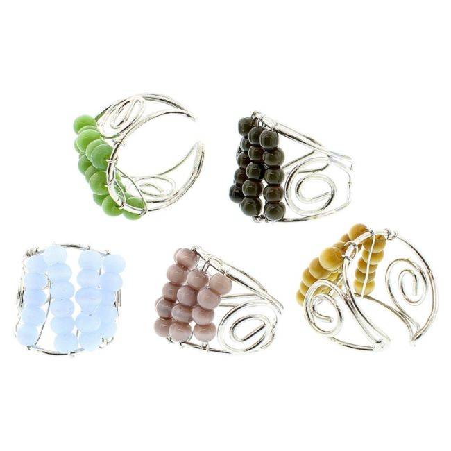 ANILLO METAL PIEDRAS