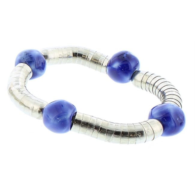 CERAMIC METAL BEADS BRACELET