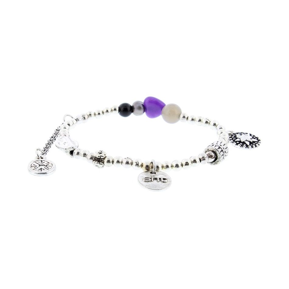 METAL STONE BEADS BRACELET