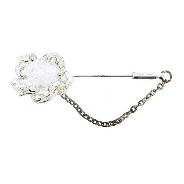 BROCHE AGUJA CRISTALES