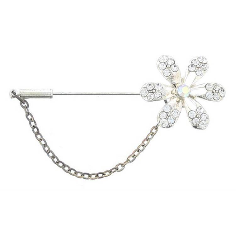 BROCHE AGUJA CRISTALES