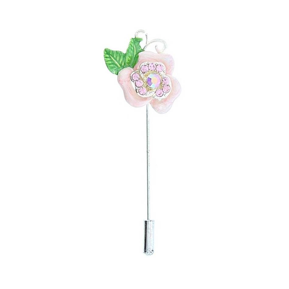 BROCHE AGUJA CRISTALES